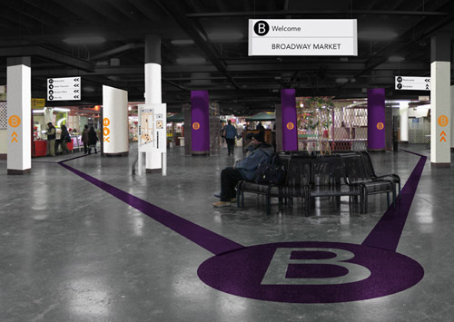 Broadway Market Interior Rendering